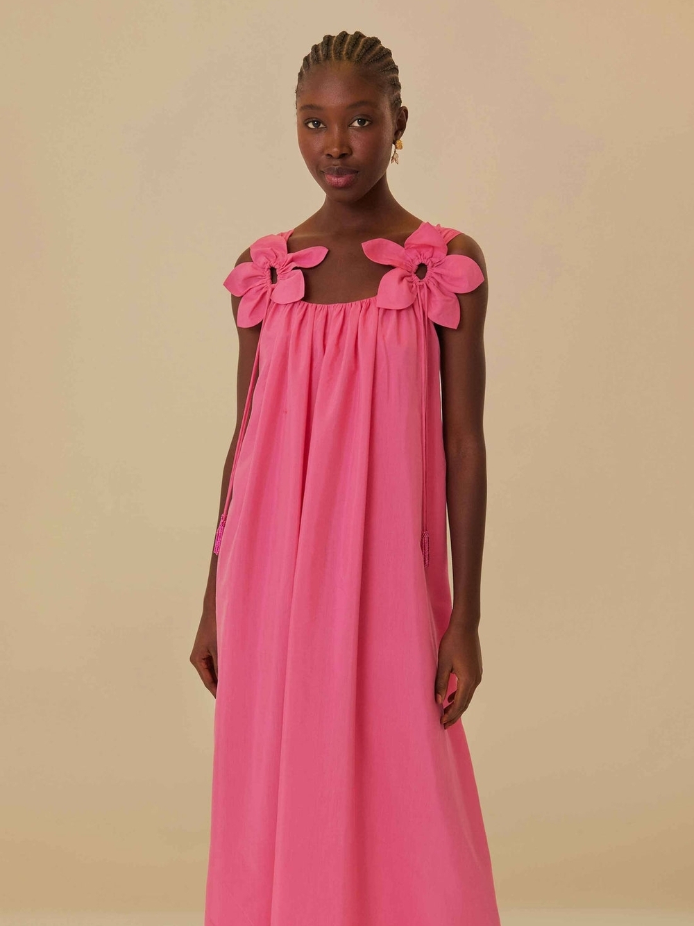FARM Rio Pink Petal Maxi Dress - Picture 2 of 6